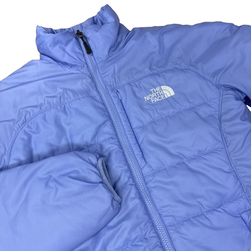 The North Face Jacket‎ Women's Small Full Zip Puffer Long Sleeve Back Logo Coat
